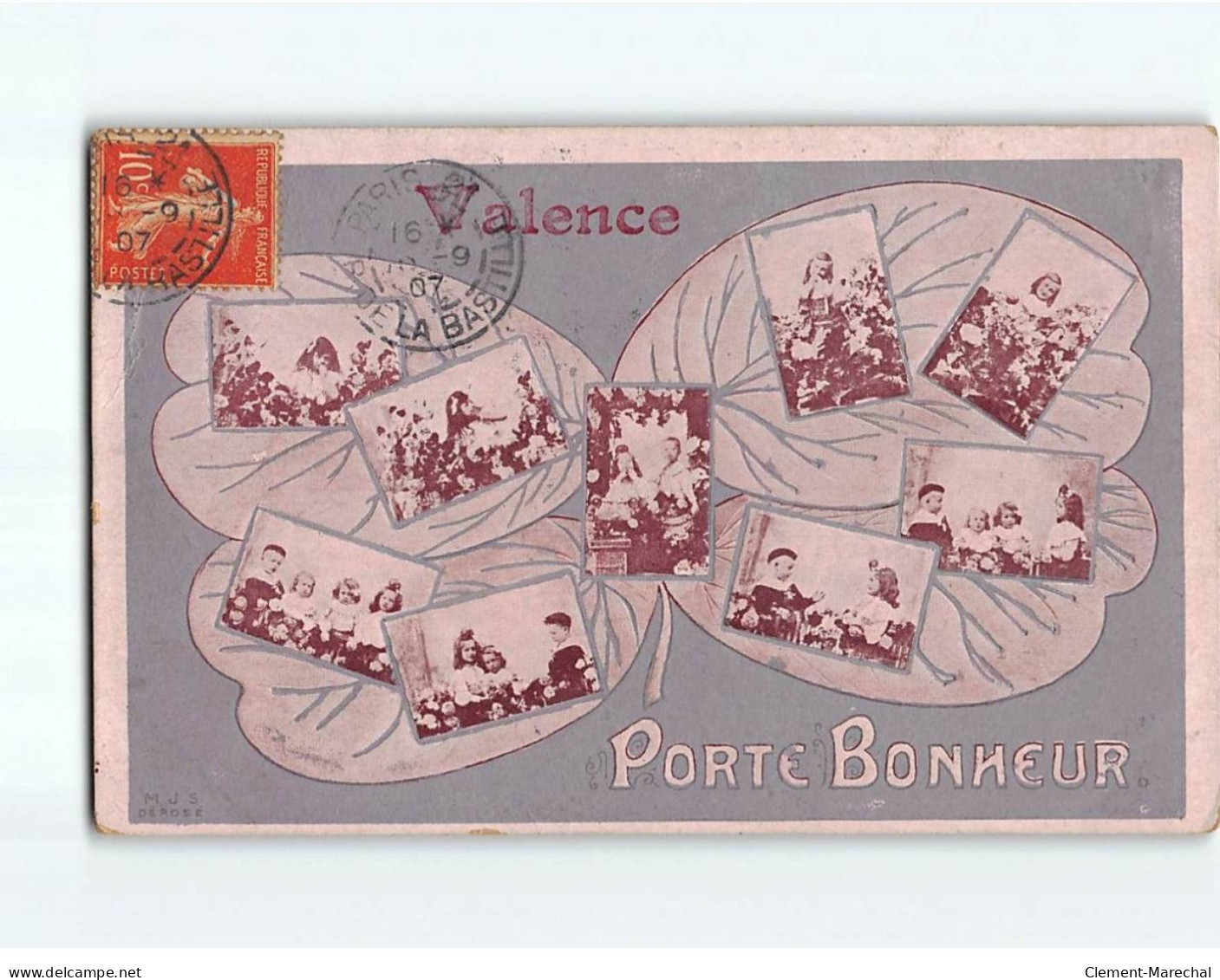 VALENCE : Carte Souvenir - état - Valence