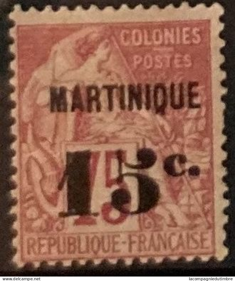 Martinique YT N° 18 Neuf *. TB Et Signé Calves. - Nuevos