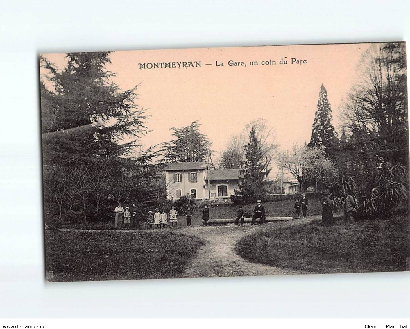 MONTMEYRAN : La Gare, Un Coin Du Parc - Très Bon état - Altri & Non Classificati