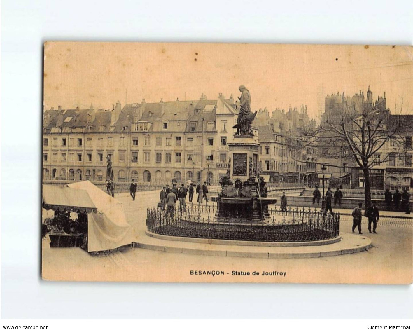 BESANCON : Statue De Jouffroy - état - Besancon