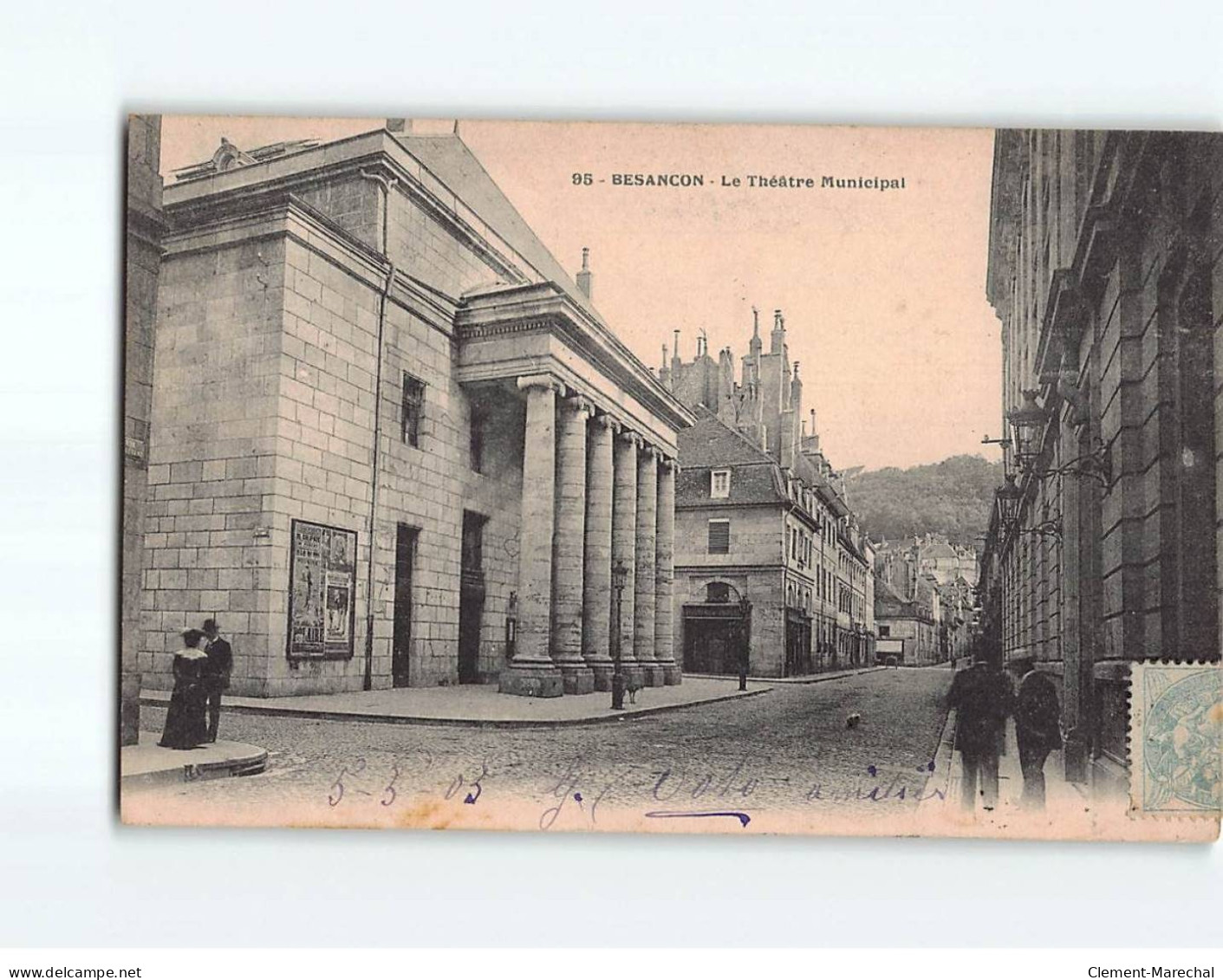 BESANCON : Le Théâtre Municipal - état - Besancon