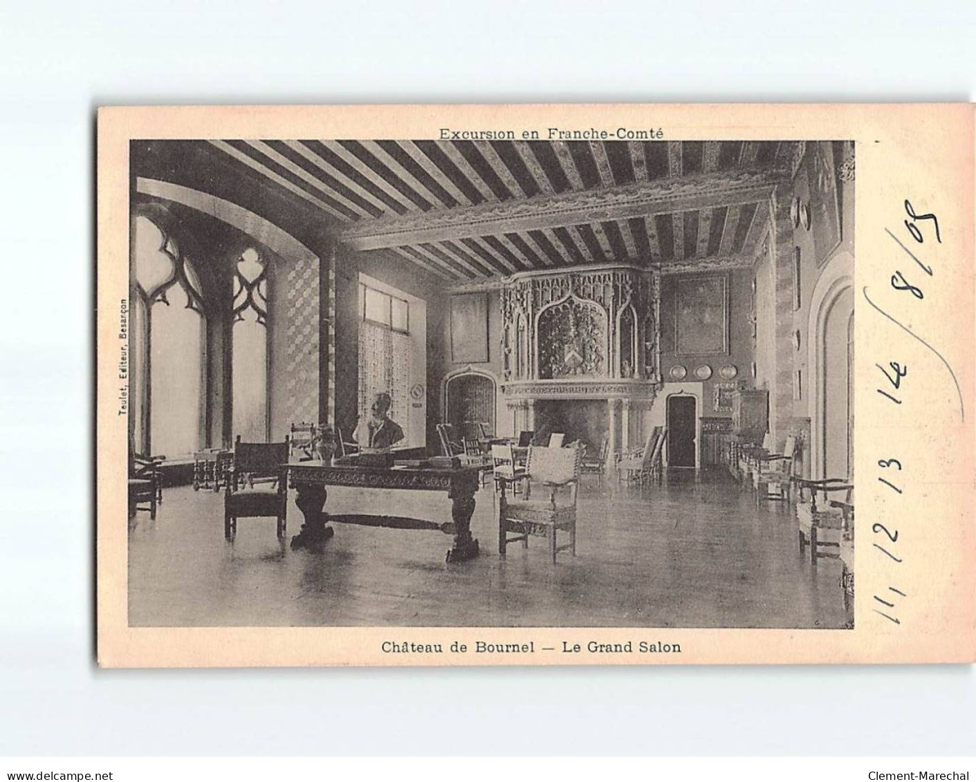 Château De Bournel, Le Grand Salon - Très Bon état - Sonstige & Ohne Zuordnung