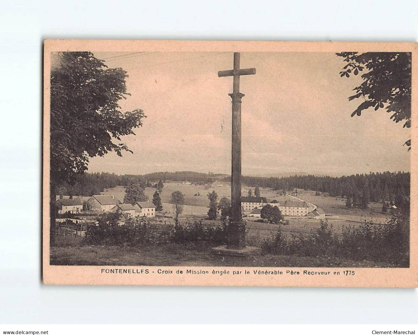 FONTENELLES : Croix De Mission érigée Par Le Vénérable Père Receveur - état - Sonstige & Ohne Zuordnung