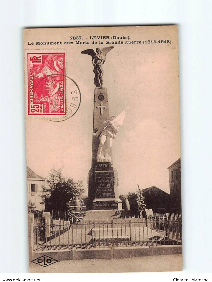 LEVIER : Le Monument Aux Morts De La Grande Guerre - état - Otros & Sin Clasificación