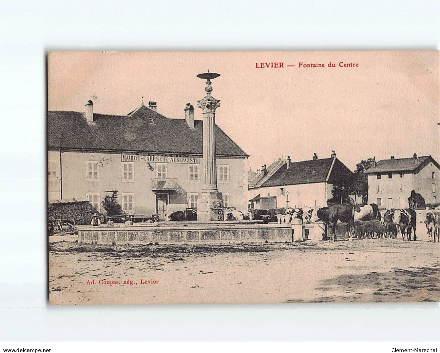 LEVIER : Fontaine Du Centre - Très Bon état - Otros & Sin Clasificación