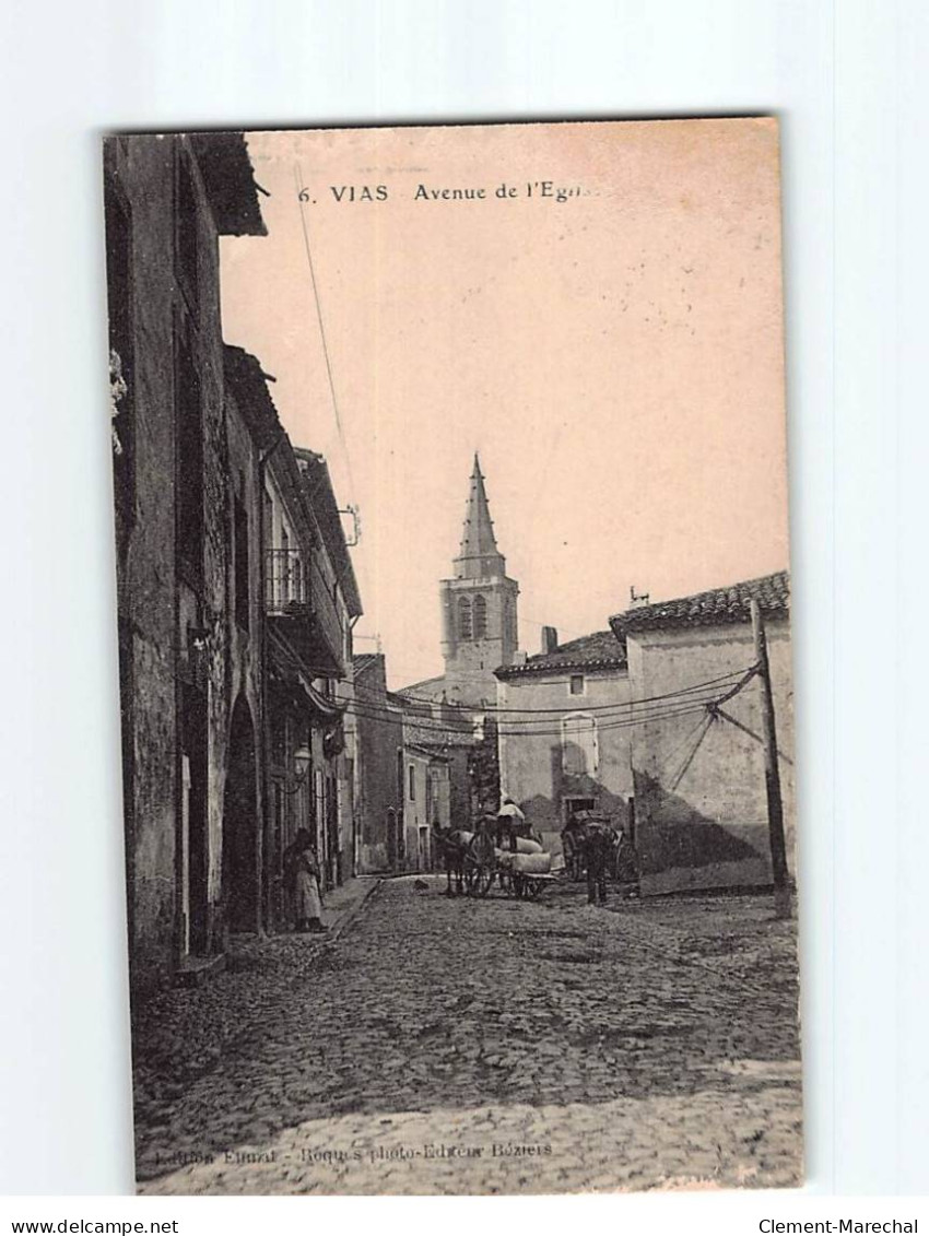 VIAS : Avenue De L'Eglise - état - Altri & Non Classificati