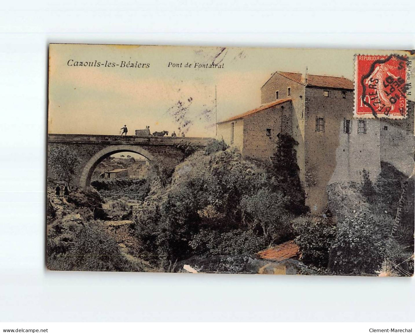 CAZOULS LES BEZIERS : Pont De Fontairal - état - Other & Unclassified