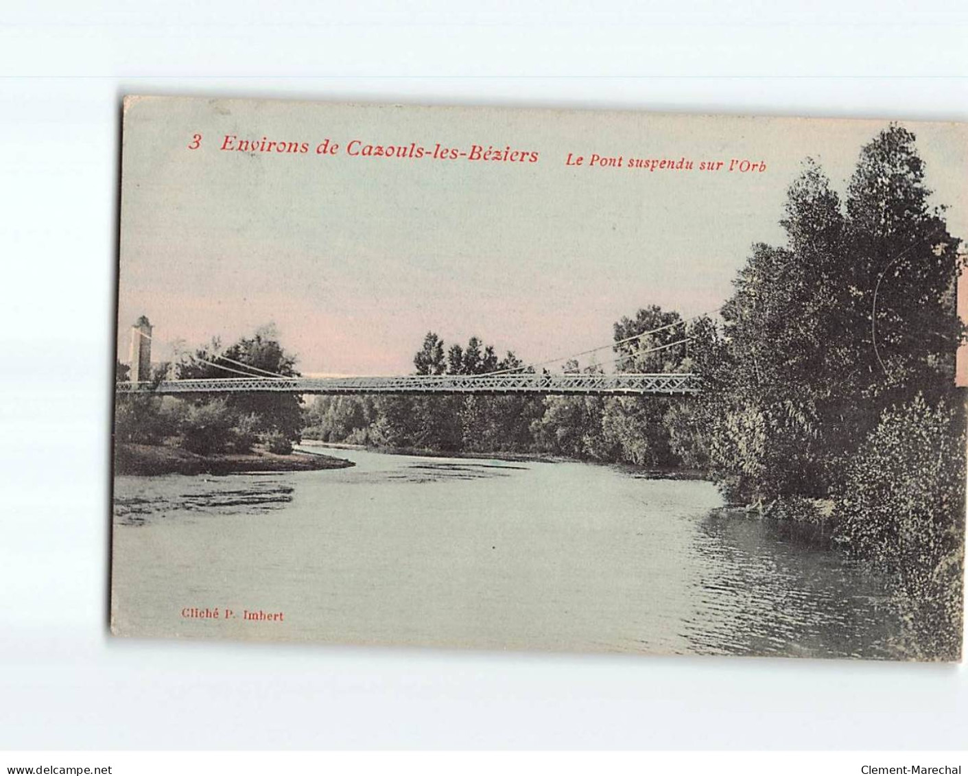 Environs De Cazouls Les Béziers, Le Pont Suspendu Sur L'Orb - état - Sonstige & Ohne Zuordnung