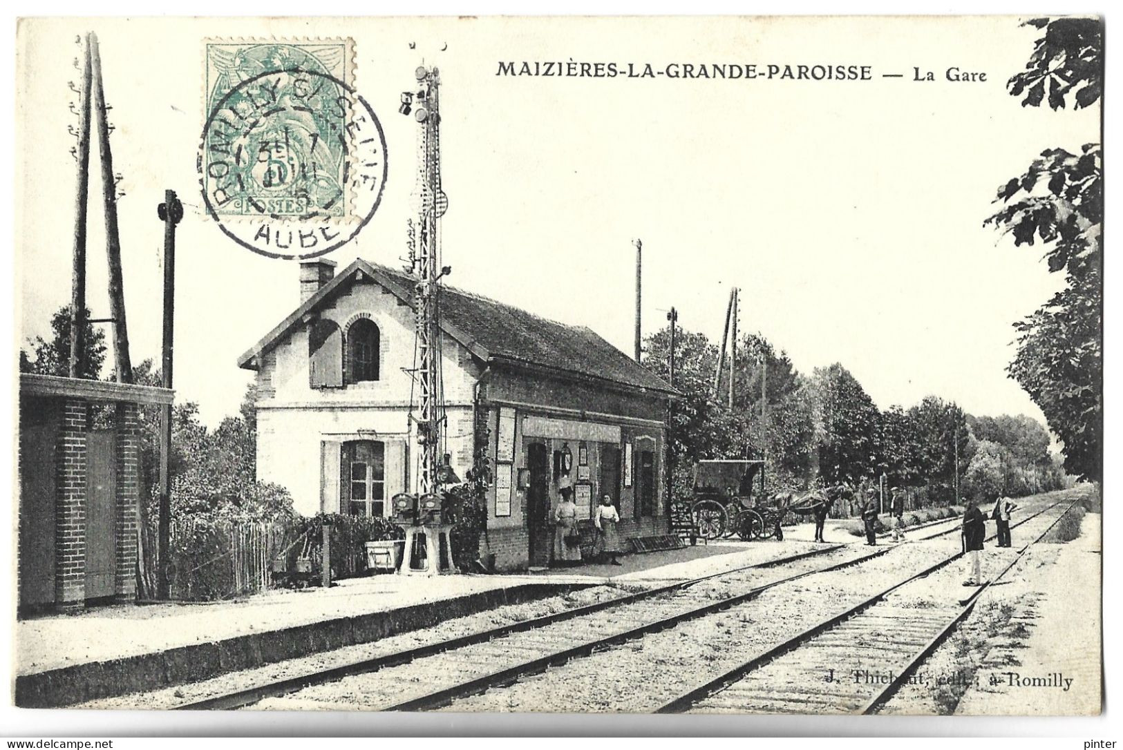 MAIZIERES LA GRANDE PAROISSE - La Gare - Autres & Non Classés