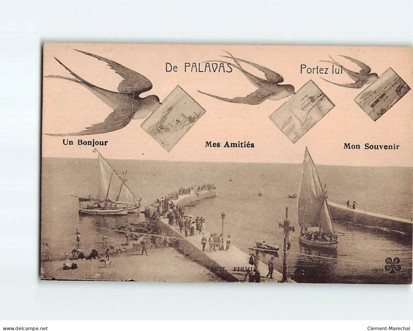 PALAVAS : Carte Souvenir - Très Bon état - Palavas Les Flots
