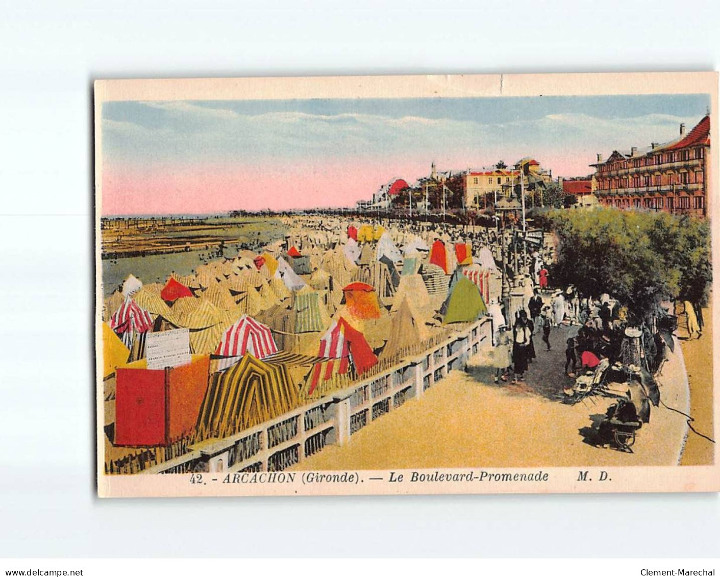 ARCACHON : Le Boulevard Promenade - Très Bon état - Arcachon