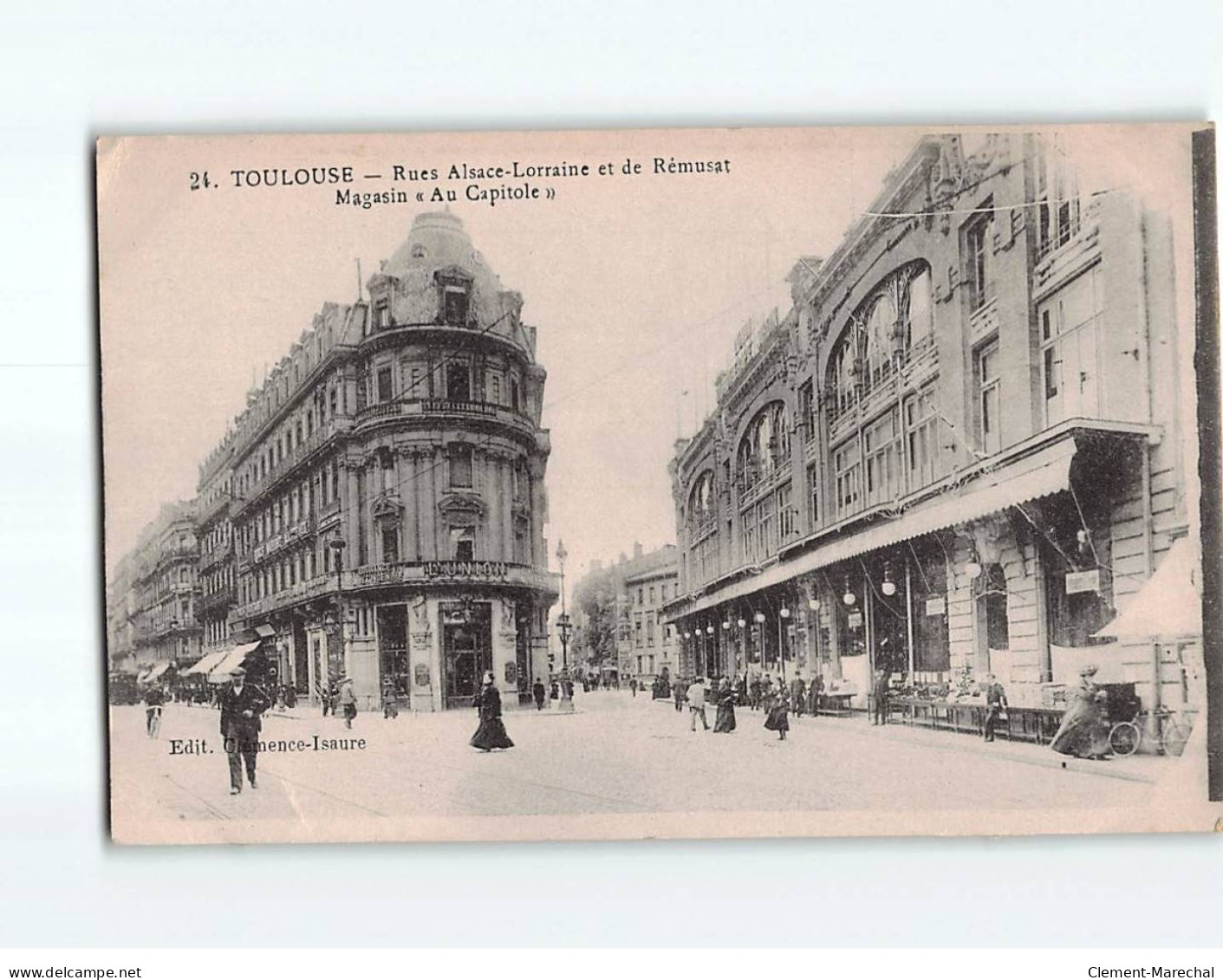 TOULOUSE : Rue Alsace Lorraine Et De Rémusat, Magasins ""Au Capitole"" - Très Bon état - Toulouse