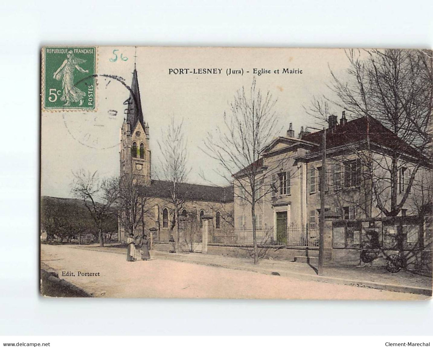 PORT LESNEY : Eglise Et Mairie - état - Altri & Non Classificati