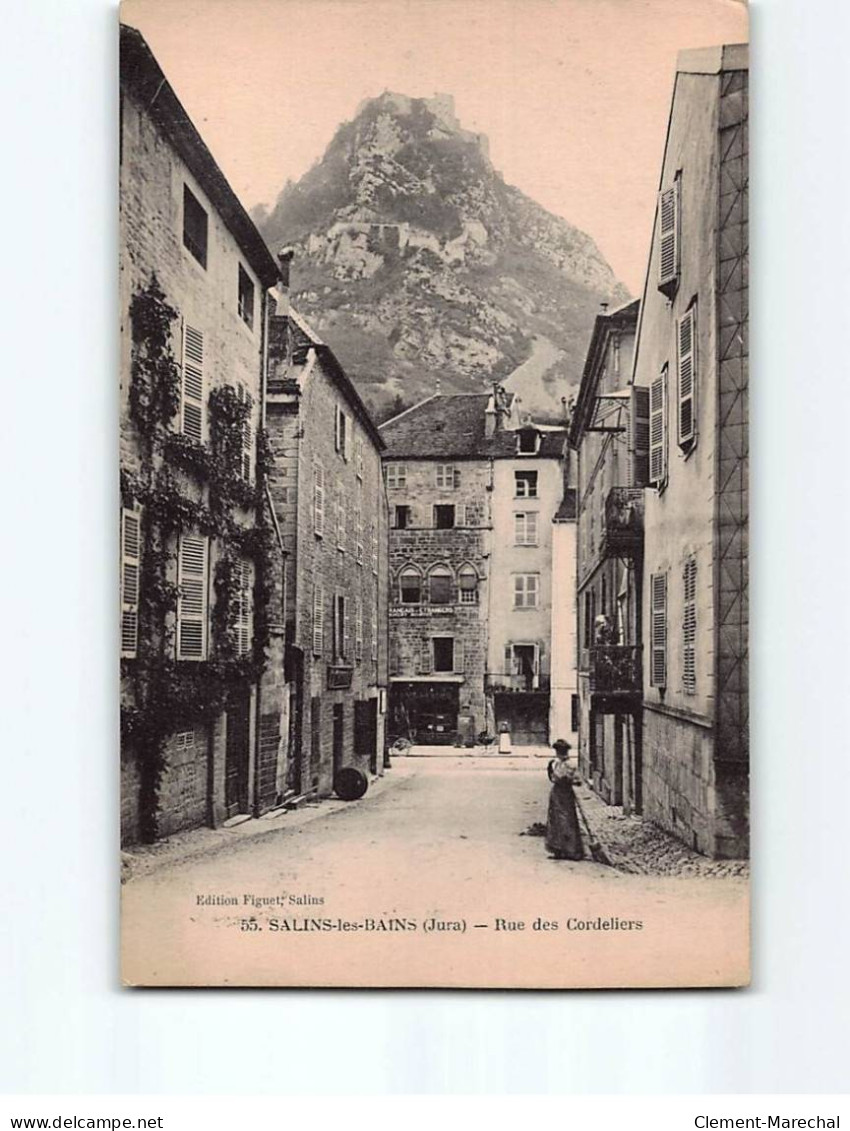 SALINS LES BAINS : Rue Des Cordeliers - état - Andere & Zonder Classificatie