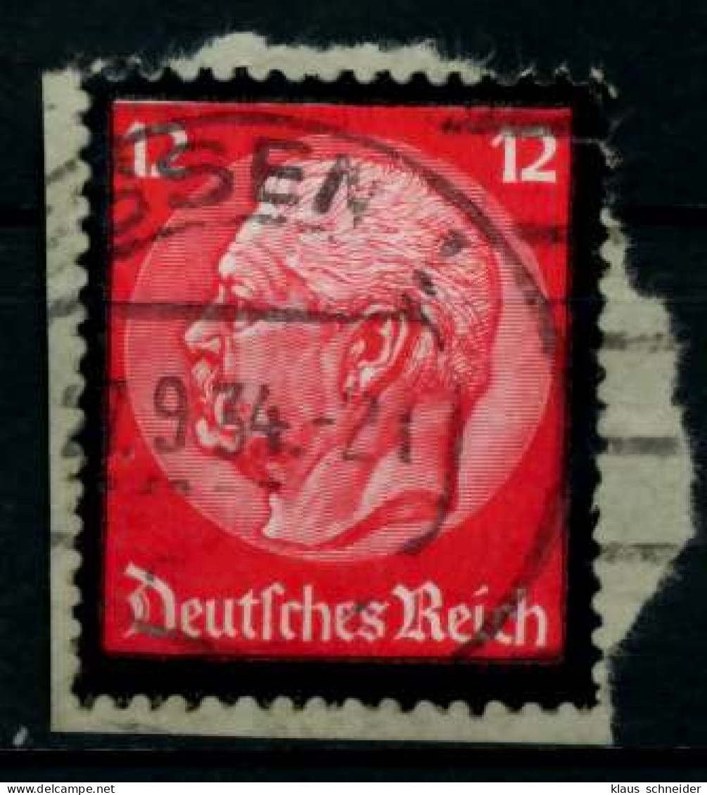 3. REICH 1934 Nr 552 Gestempelt Briefstück Zentrisch X864612 - Gebruikt