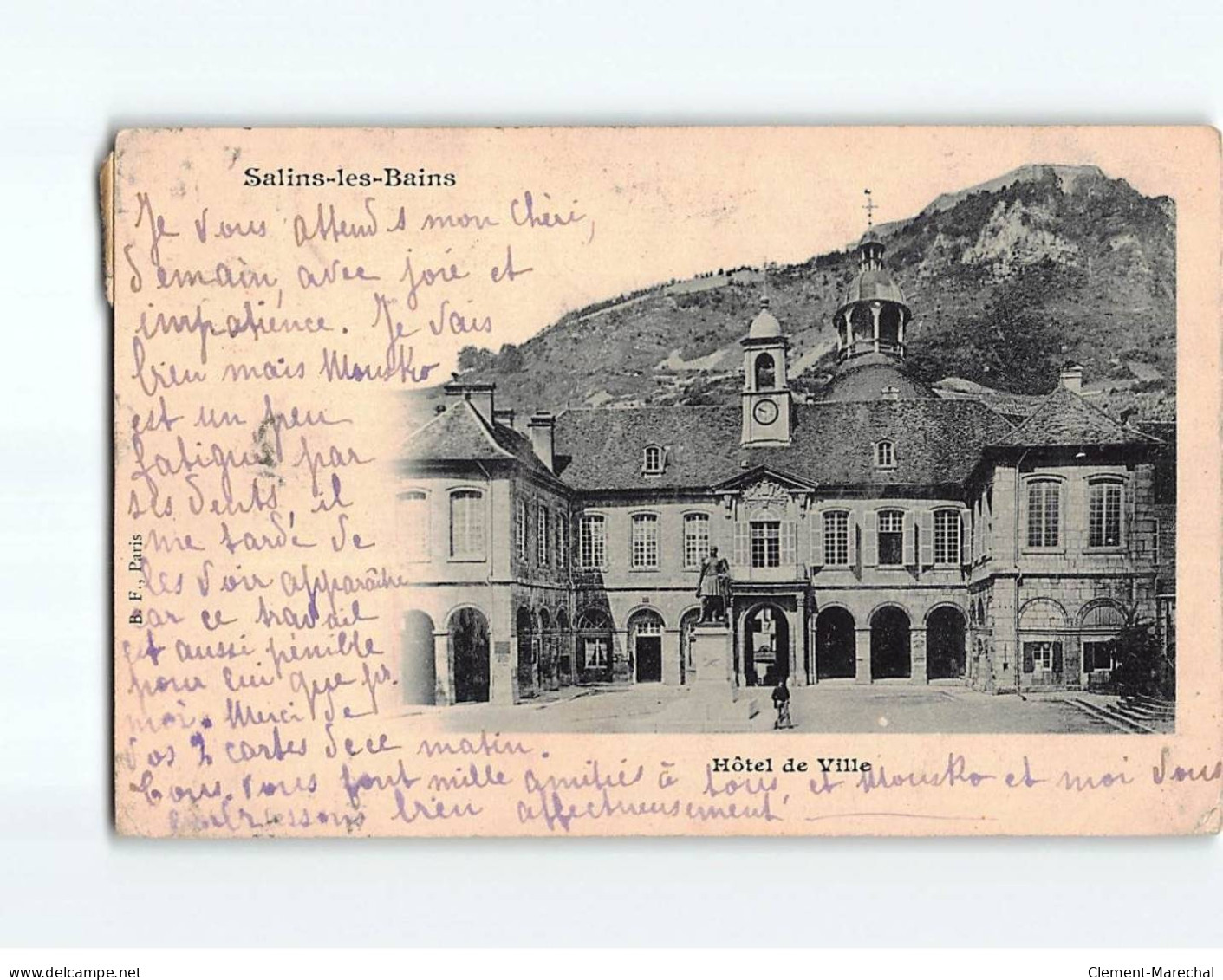 SALINS LES BAINS : Hôtel De Ville - état - Andere & Zonder Classificatie