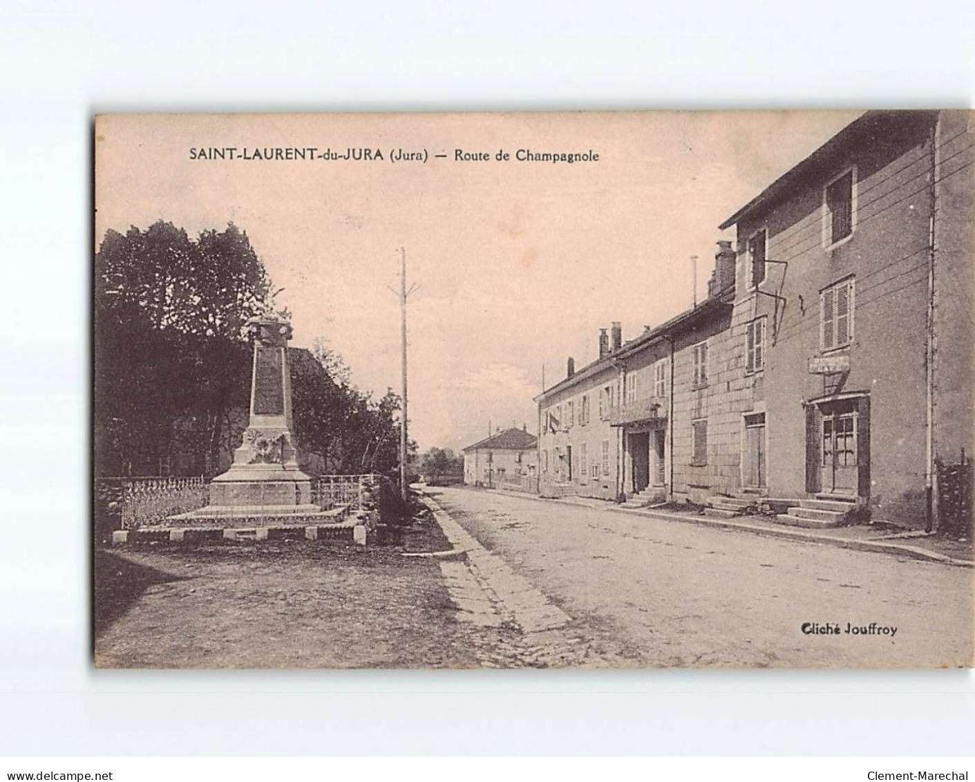 SAINT LAURENT DU JURA : Route De Champagnole - Très Bon état - Sonstige & Ohne Zuordnung