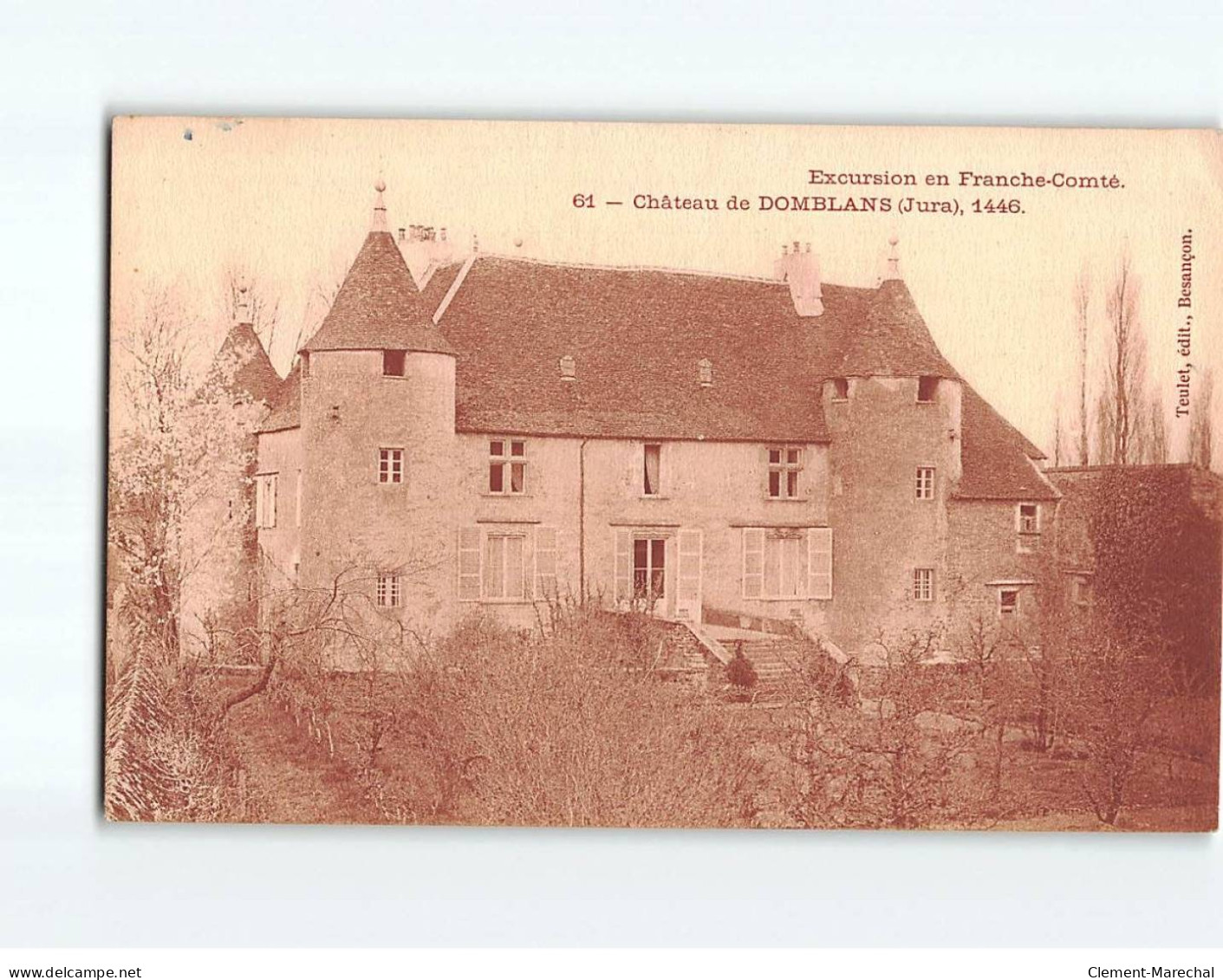 DOMBLANS : Château De Domblans - état - Sonstige & Ohne Zuordnung