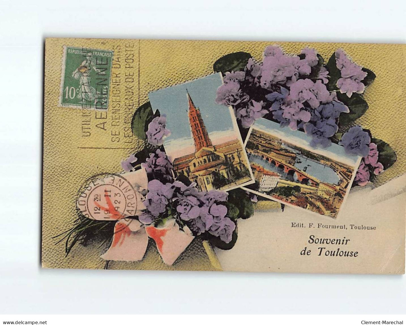 TOULOUSE : Carte Souvenir - état - Toulouse