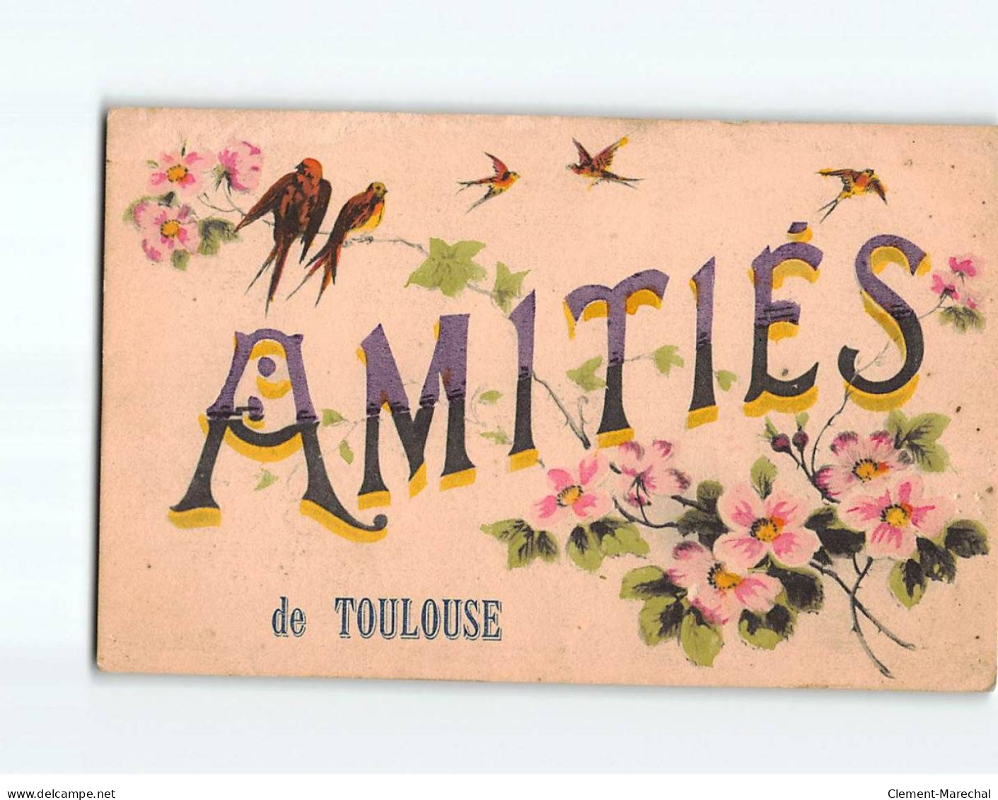 TOULOUSE : Carte Souvenir - état - Toulouse