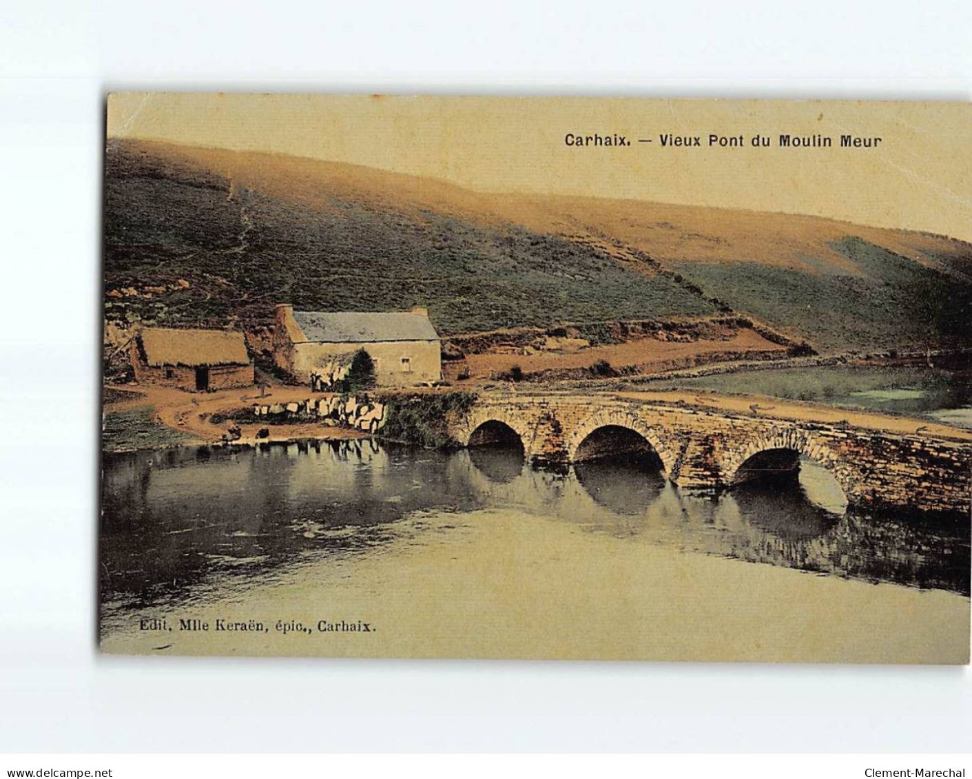 CARHAIX : Vieux Pont Du Moulin Meur - état - Carhaix-Plouguer