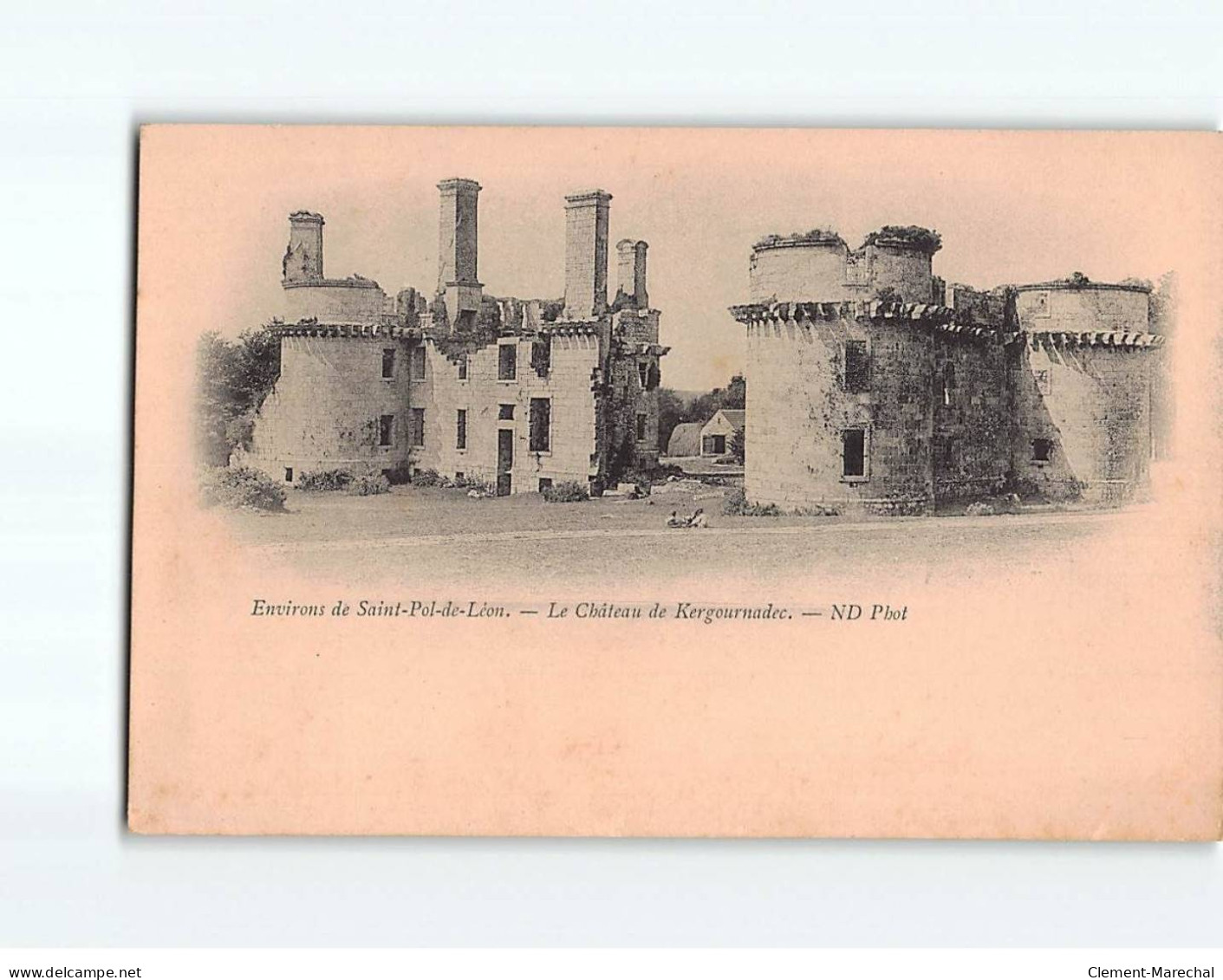 Le Château De Kergournadec - état - Andere & Zonder Classificatie