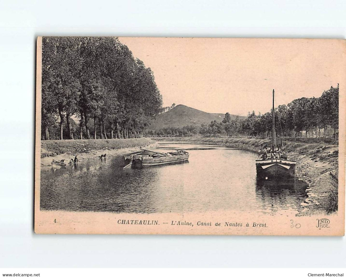 CHATEAULIN : L'Aulne, Canal De Nantes à Brest - Très Bon état - Châteaulin