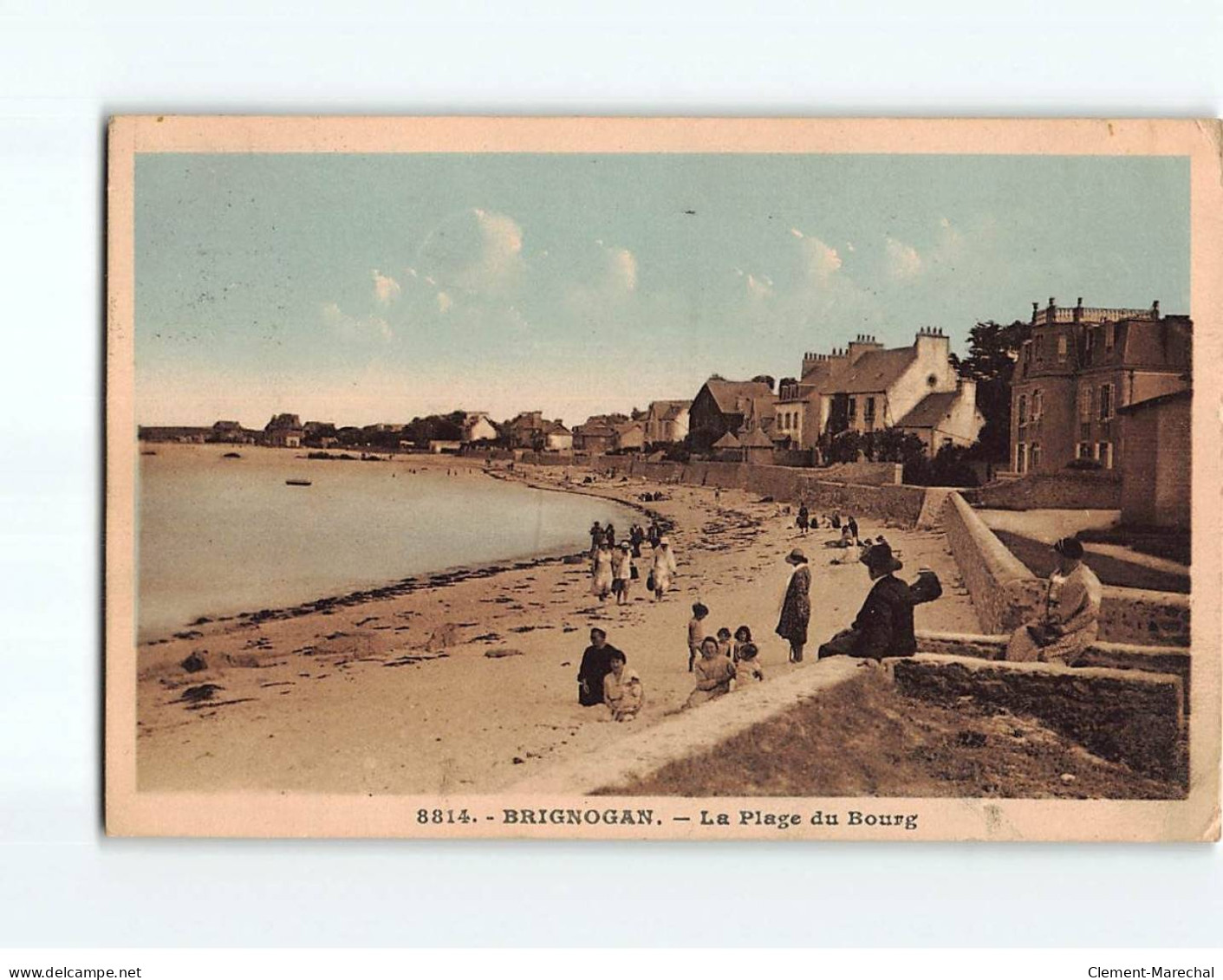 BRIGNOGAN : La Plage Du Bourg - état - Brignogan-Plage