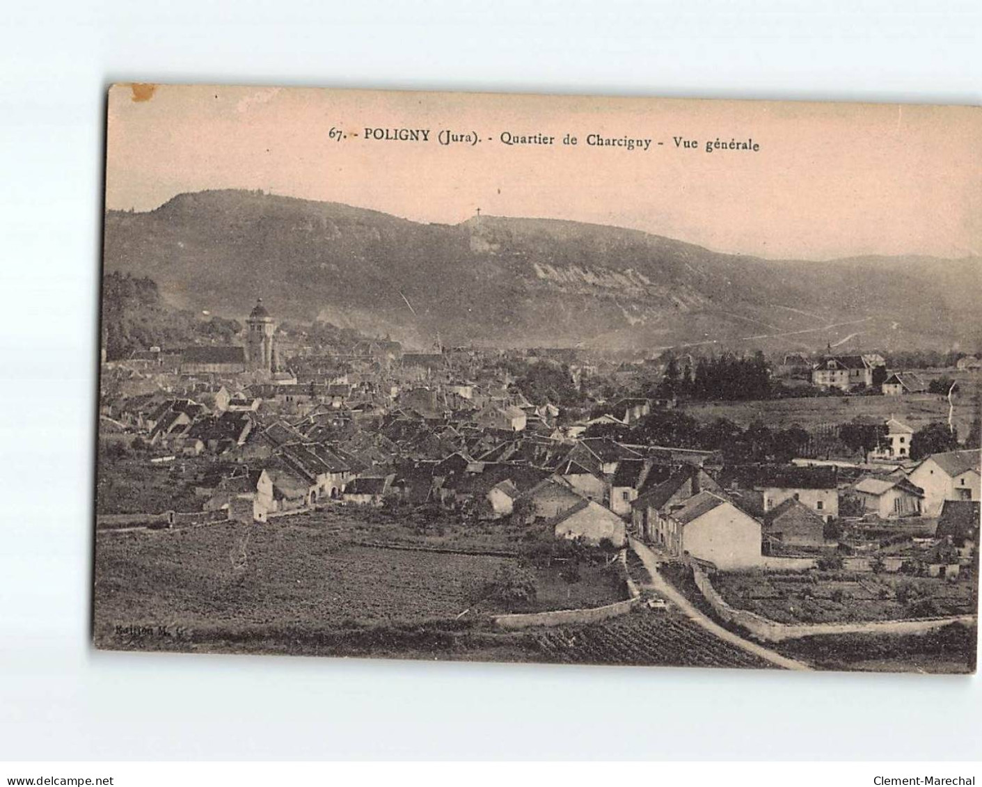 POLIGNY : Quartier De Charcigny, Vue Générale - état - Poligny