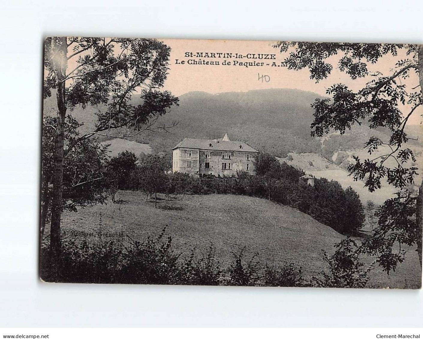 SAINT MARTIN LA CLUZE : Le Château De Paquier - Très Bon état - Autres & Non Classés