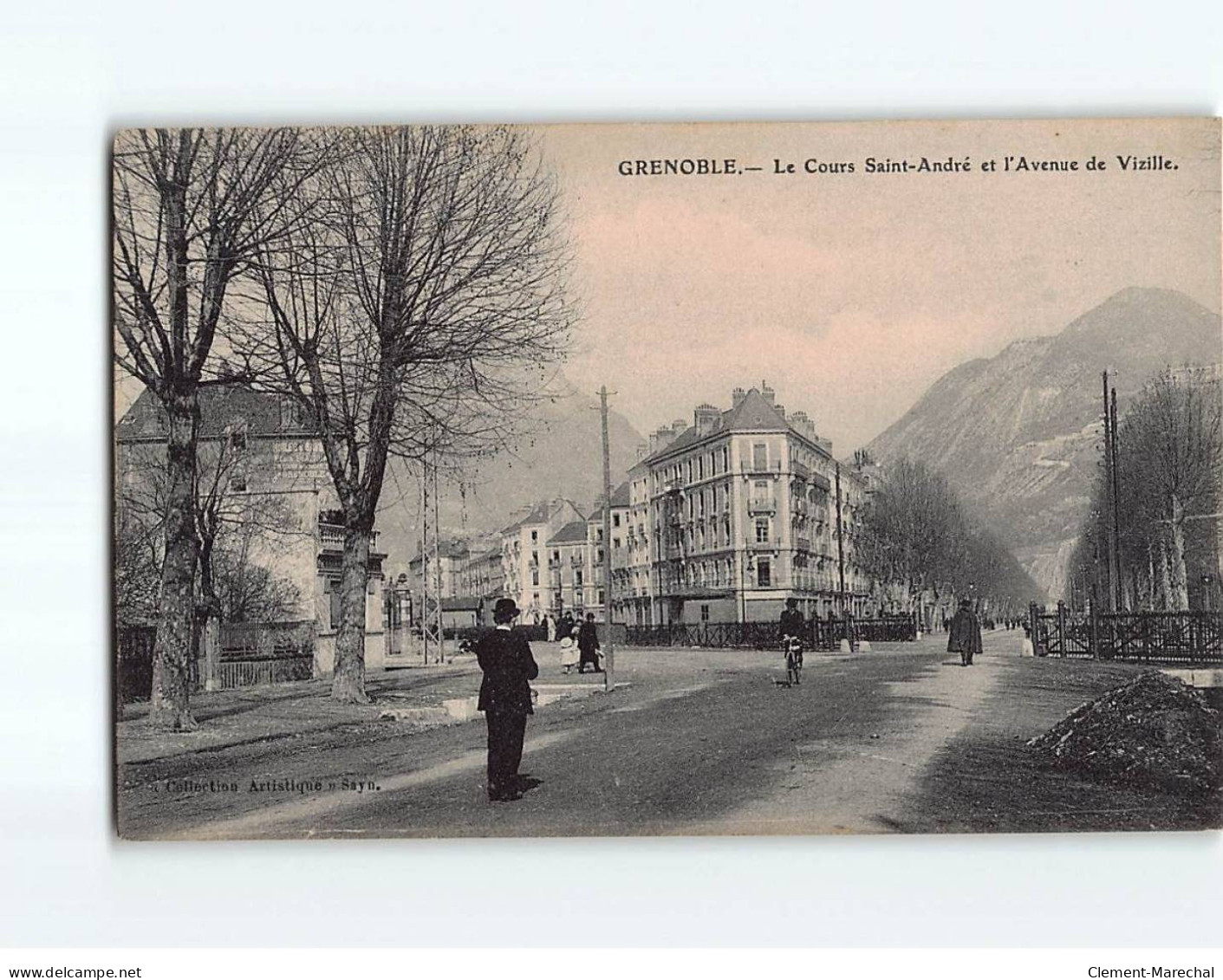 GRENOBLE : Le Cours Saint-André Et L'Avenue De Vizille - Très Bon état - Grenoble