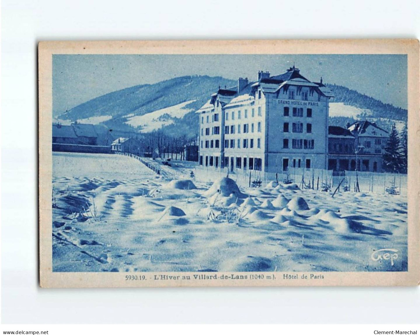 VILLARD DE LANS : Hôtel De Paris - Très Bon état - Villard-de-Lans