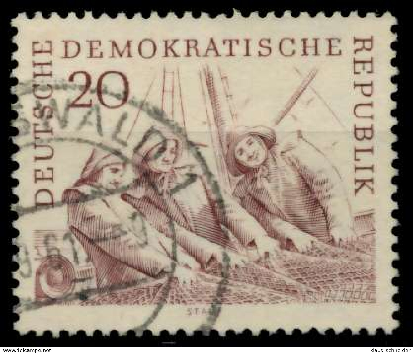 DDR 1961 Nr 818 Gestempelt X8DBFDA - Used Stamps