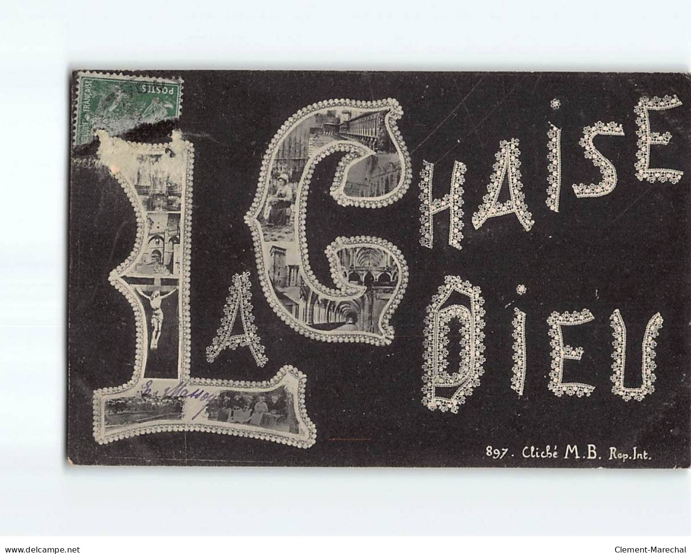 LA CHAISE DIEU : Carte Souvenir - état - La Chaise Dieu