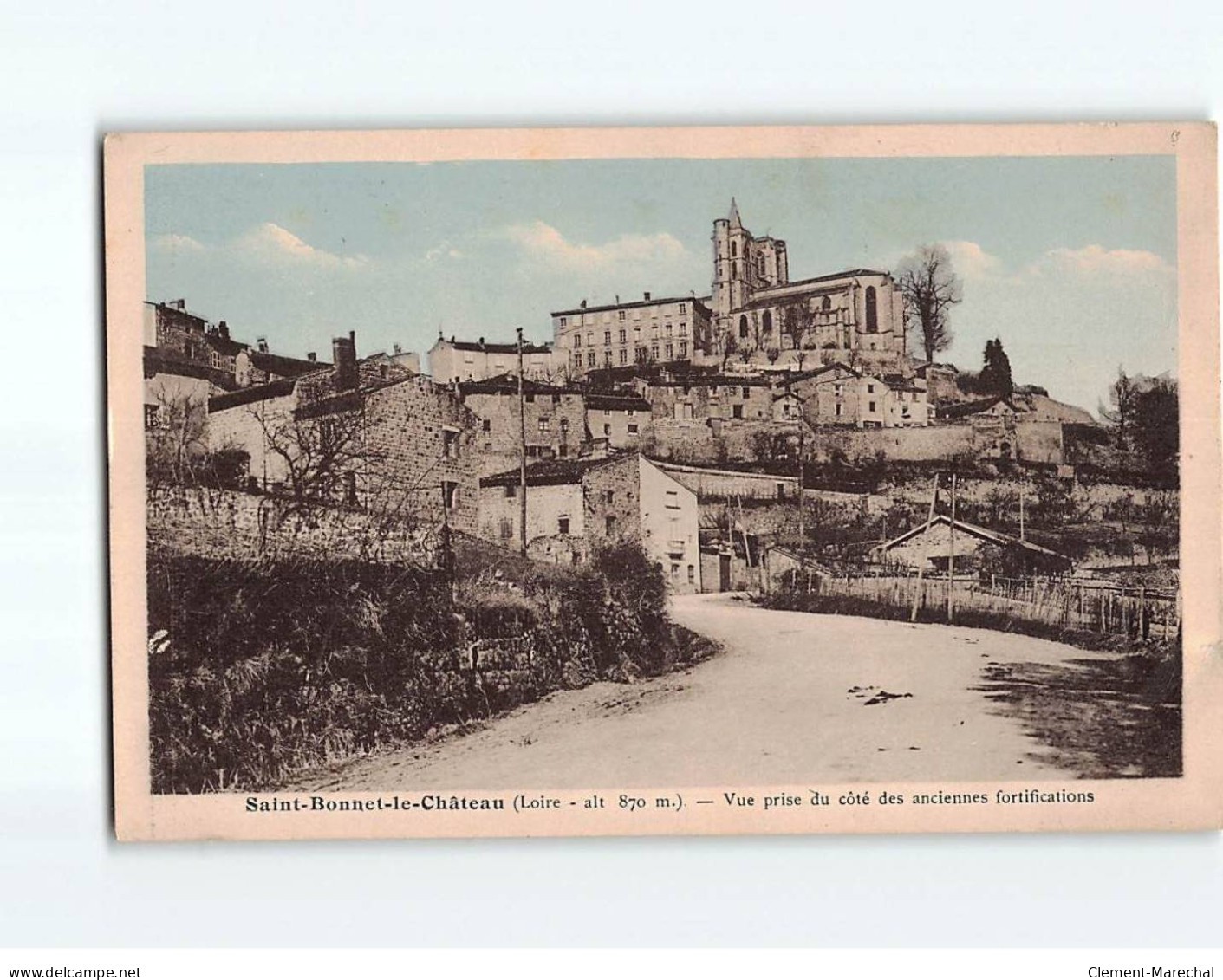 SAINT BONNET LE CHATEAU : Vue Prise Du Côté Des Anciennes Fortifications - Très Bon état - Sonstige & Ohne Zuordnung