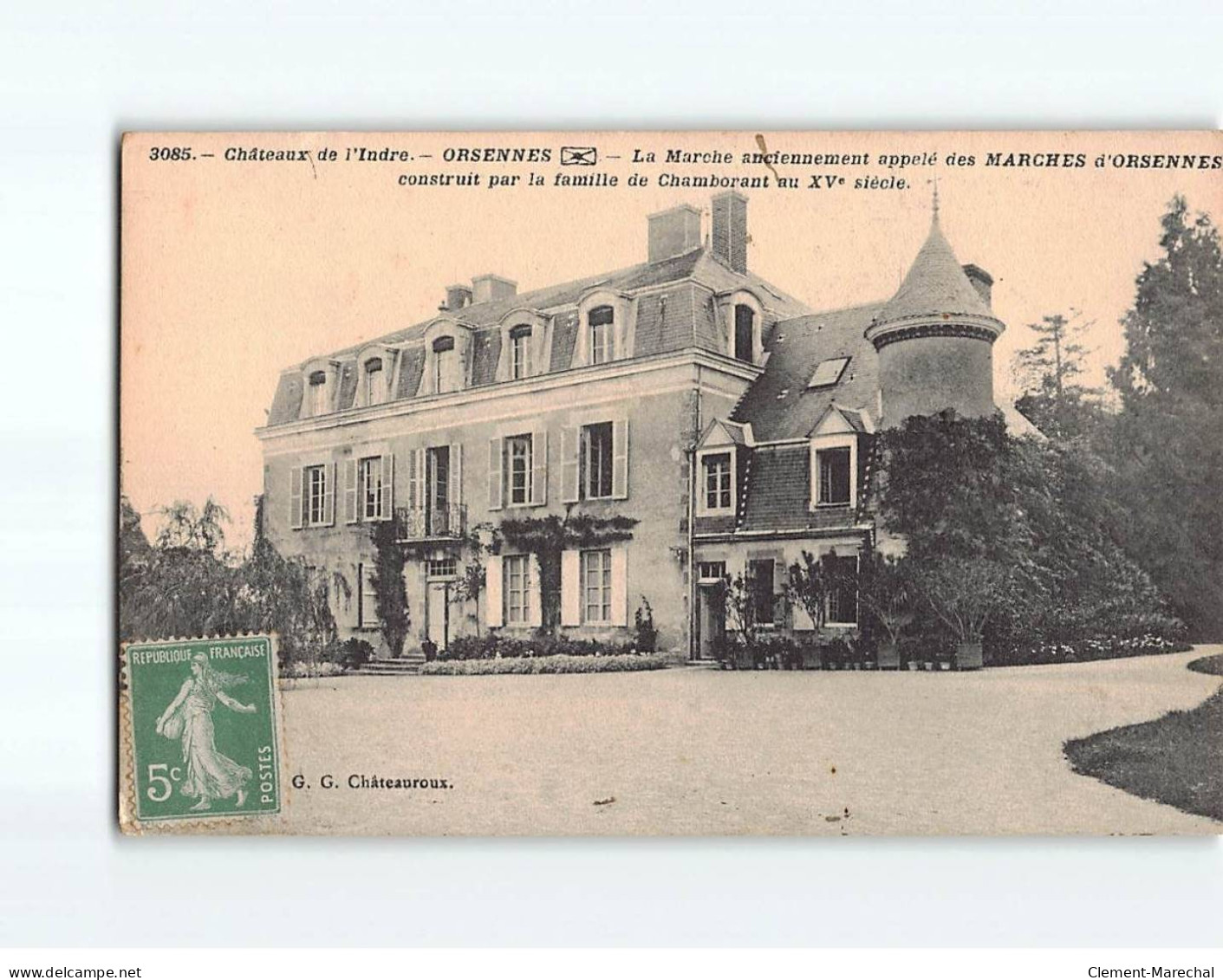 ORSENNES : La Marche, Anciennement Appelé Des Marches D'Orsennes - Très Bon état - Andere & Zonder Classificatie