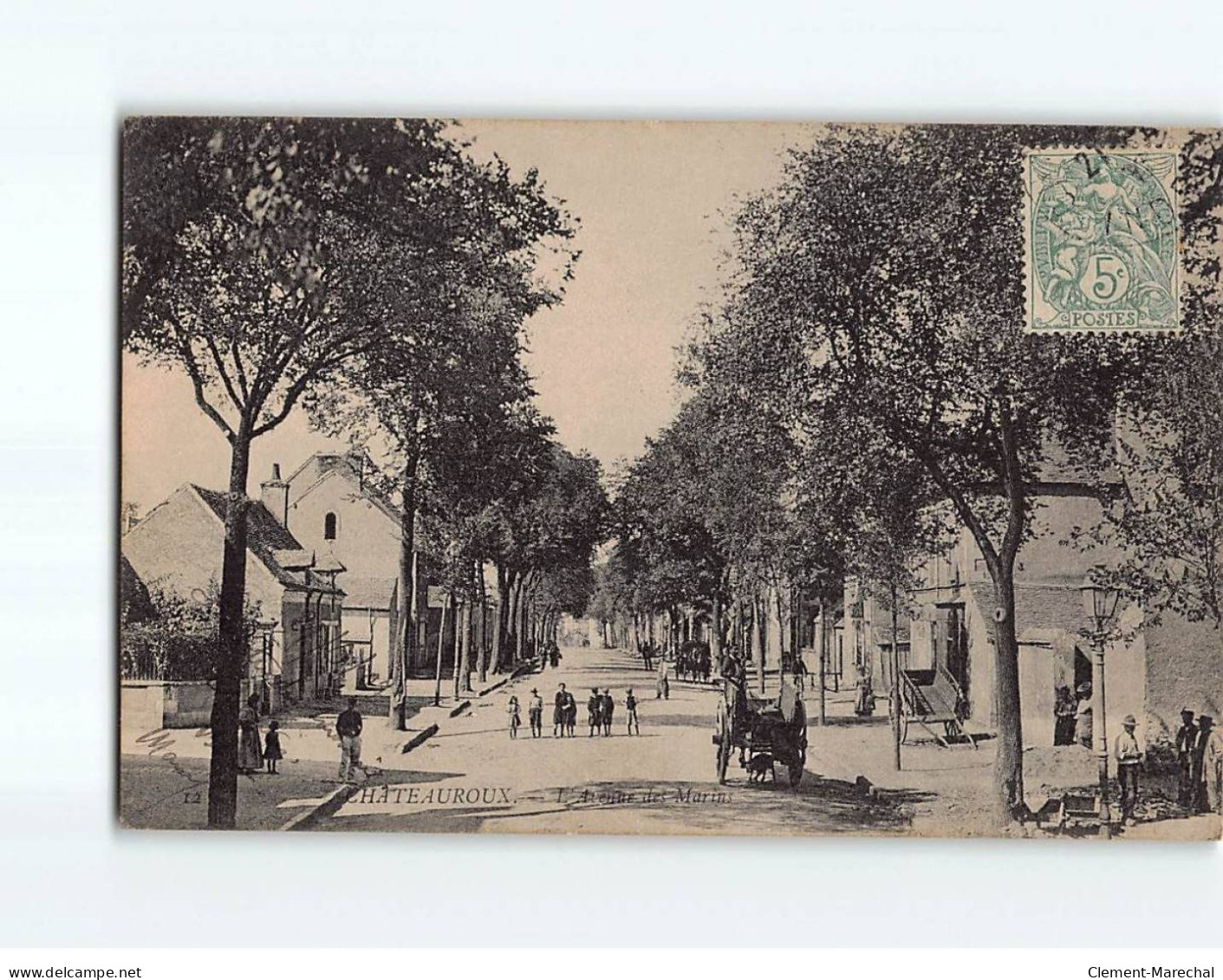 CHATEAUROUX : L'Avenue Des Marins - état - Chateauroux