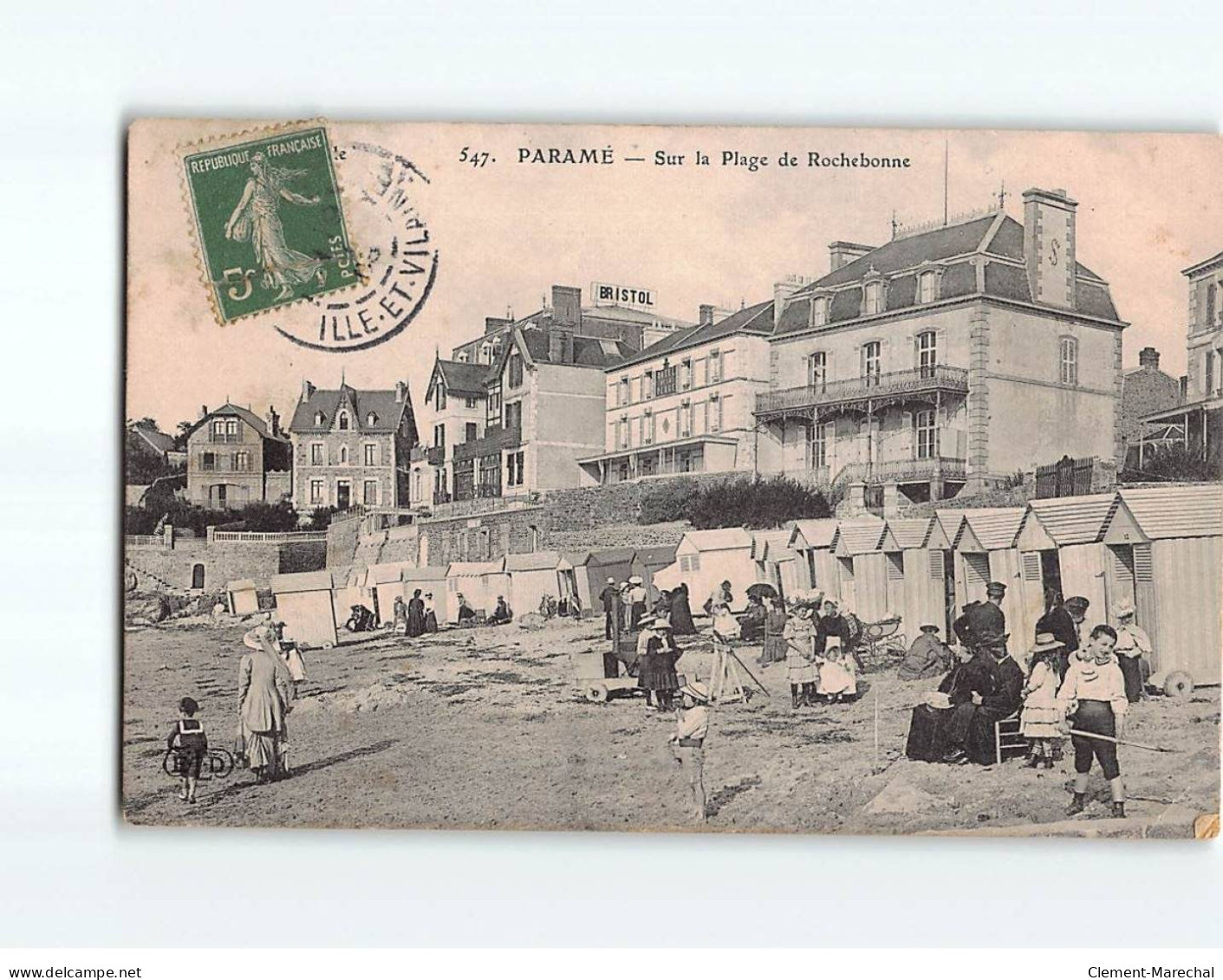 PARAME : Sur La Plage De Rochebonne -  état - Parame