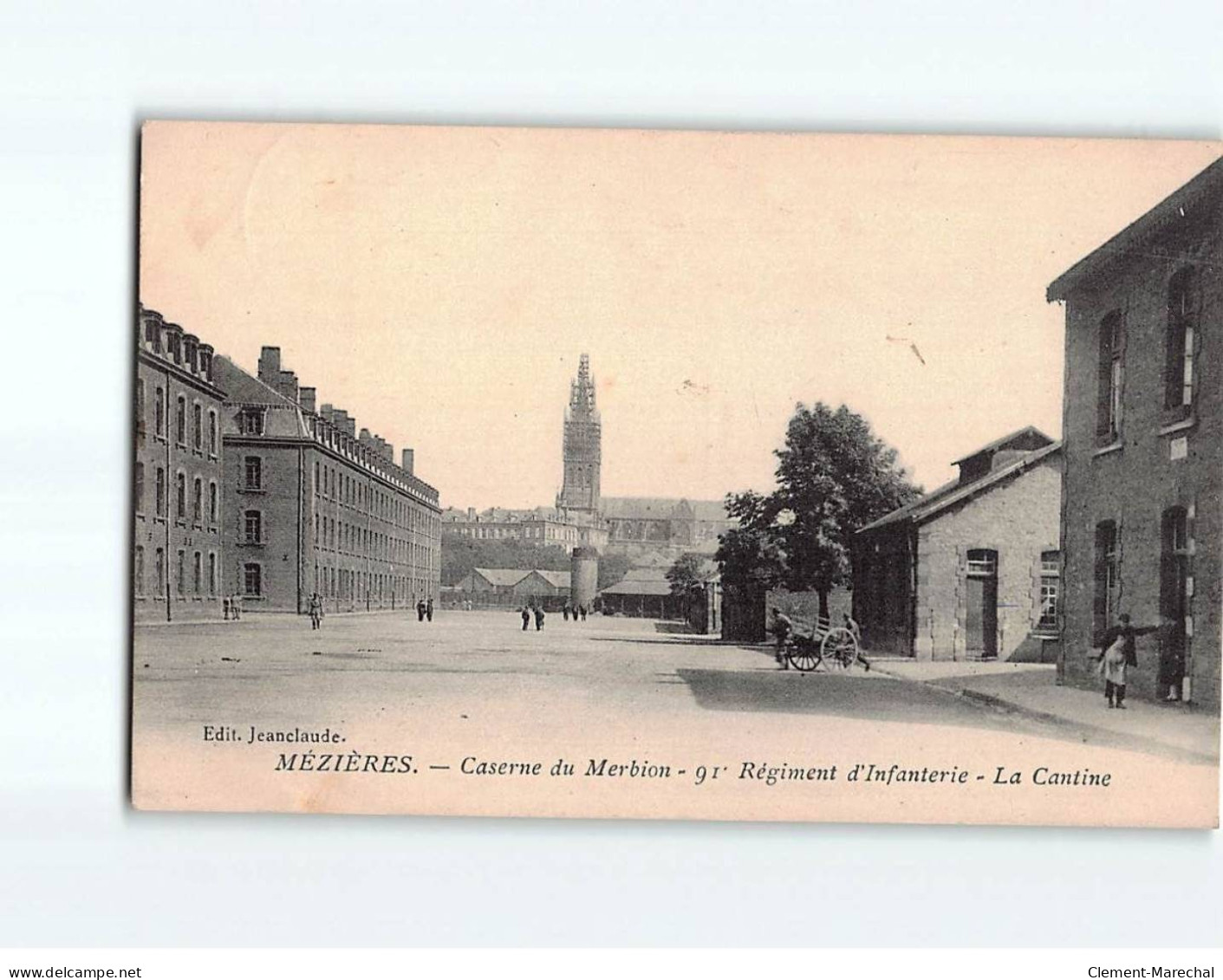 MEZIERES : Caserne Du Merbion, 91e Régiment D'Infanterie, La Cantine - Très Bon état - Other & Unclassified
