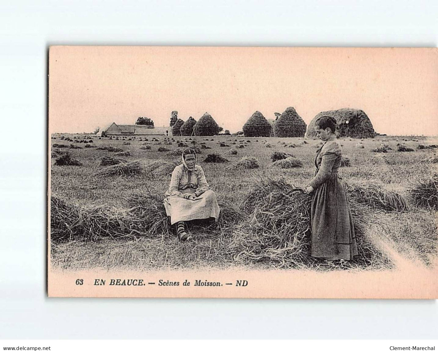 En Beauce, Scènes De Moisson - Très Bon état - Otros & Sin Clasificación