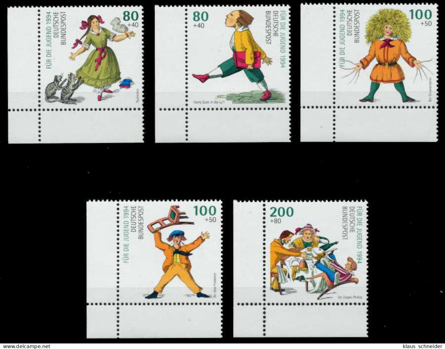 BRD 1994 Nr 1726-1730 Postfrisch ECKE-ULI X8F7EB2 - Unused Stamps