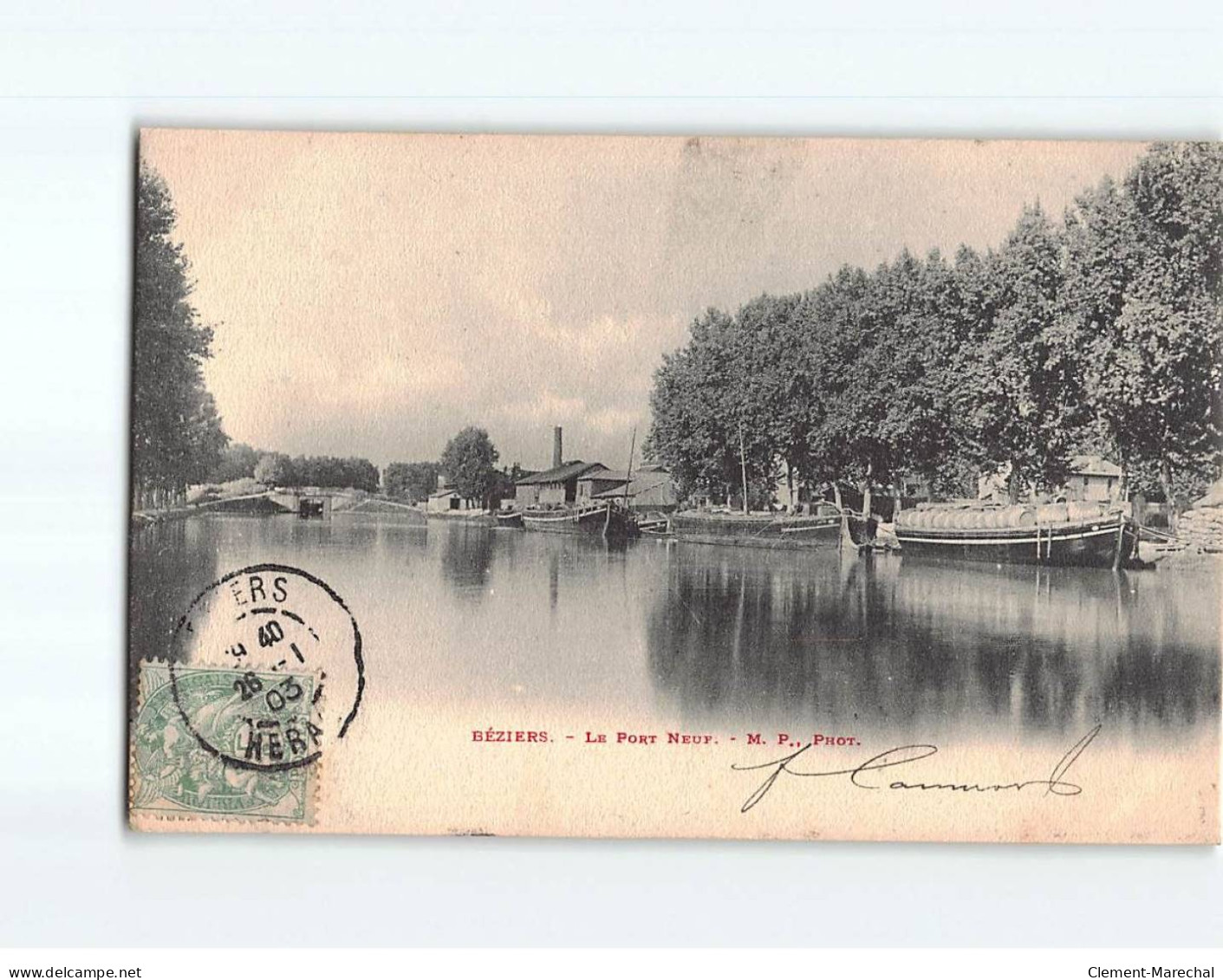 BEZIERS : Le Port Neuf - état - Beziers