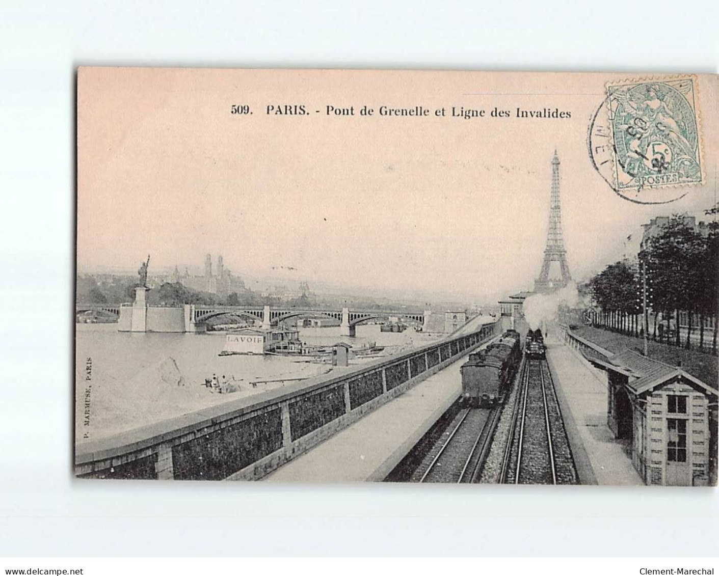 PARIS : Pont De Grenelle Et Ligne Des Invalides - Très Bon état - Brücken