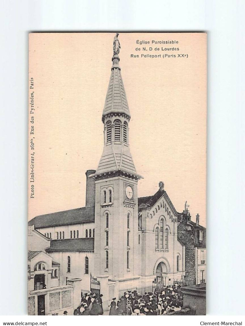 PARIS : Eglise Paroissiale De Notre Dame De Lourdes, Rue Pelleport - Très Bon état - Chiese