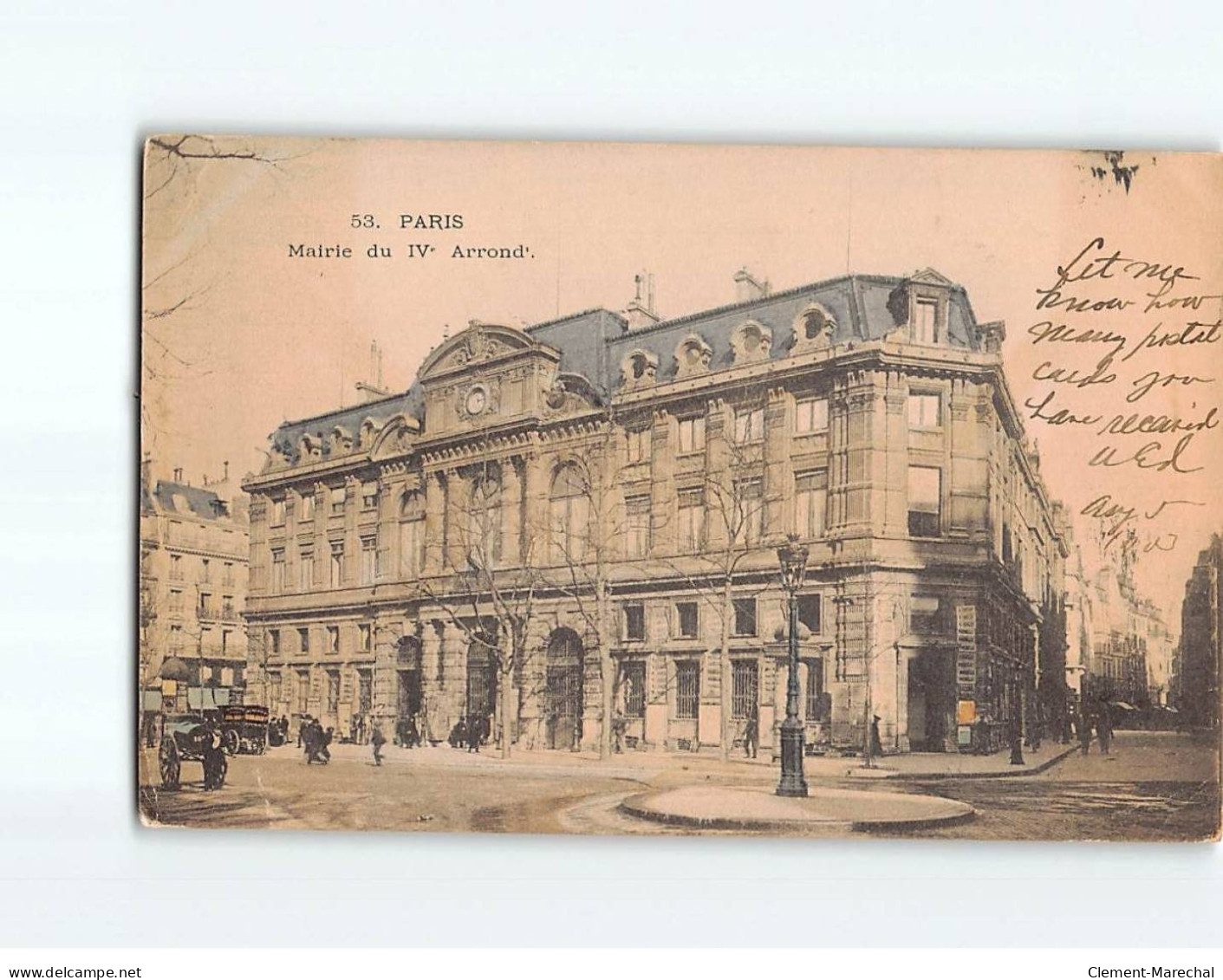 PARIS :  Mairie Du IVe Arronsidessement - état - Arrondissement: 04