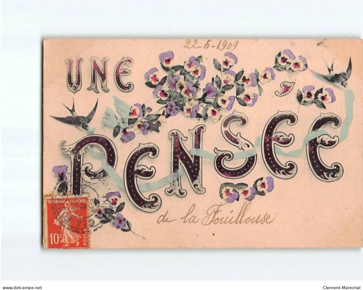 LA FOUILLOUSE : Carte Souvenir - état - Other & Unclassified