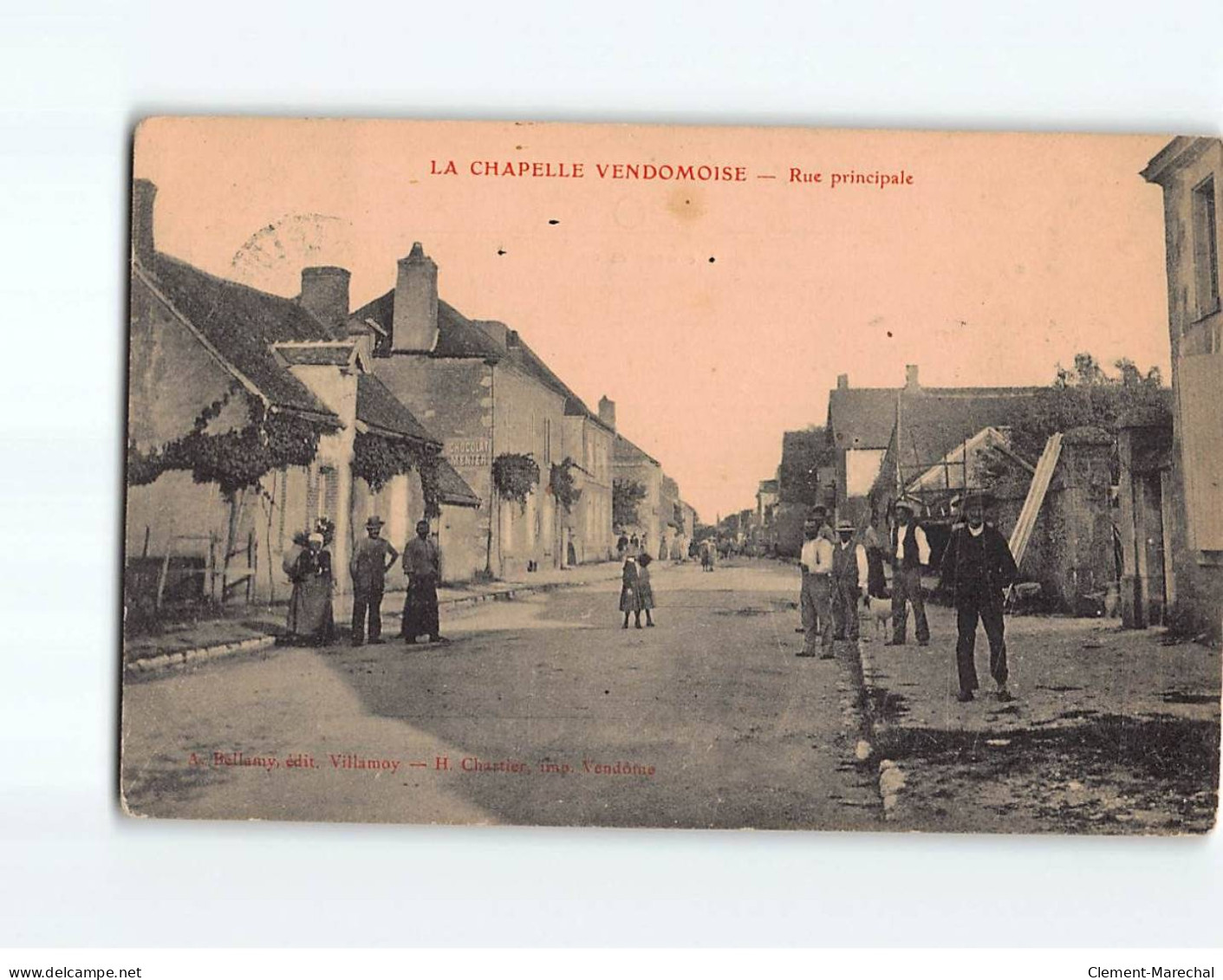LA CHAPELLE VENDOMOISE : Rue Principale - état - Other & Unclassified