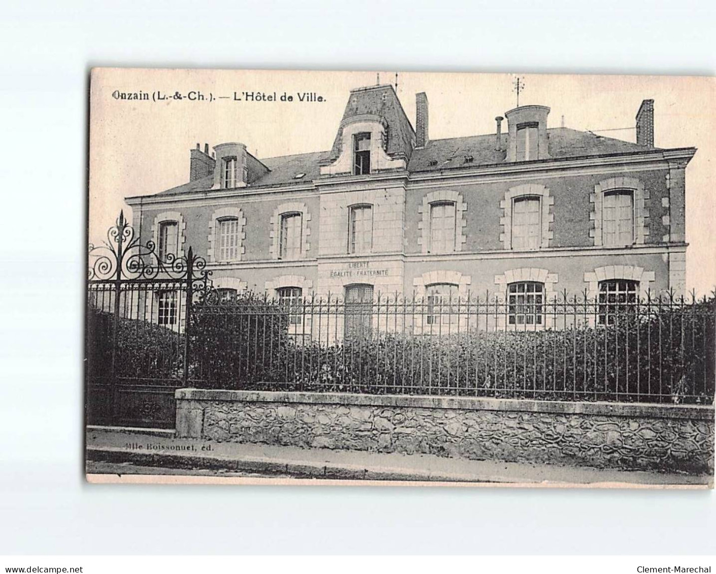 ONZAIN : L'Hôtel De Ville - état - Altri & Non Classificati