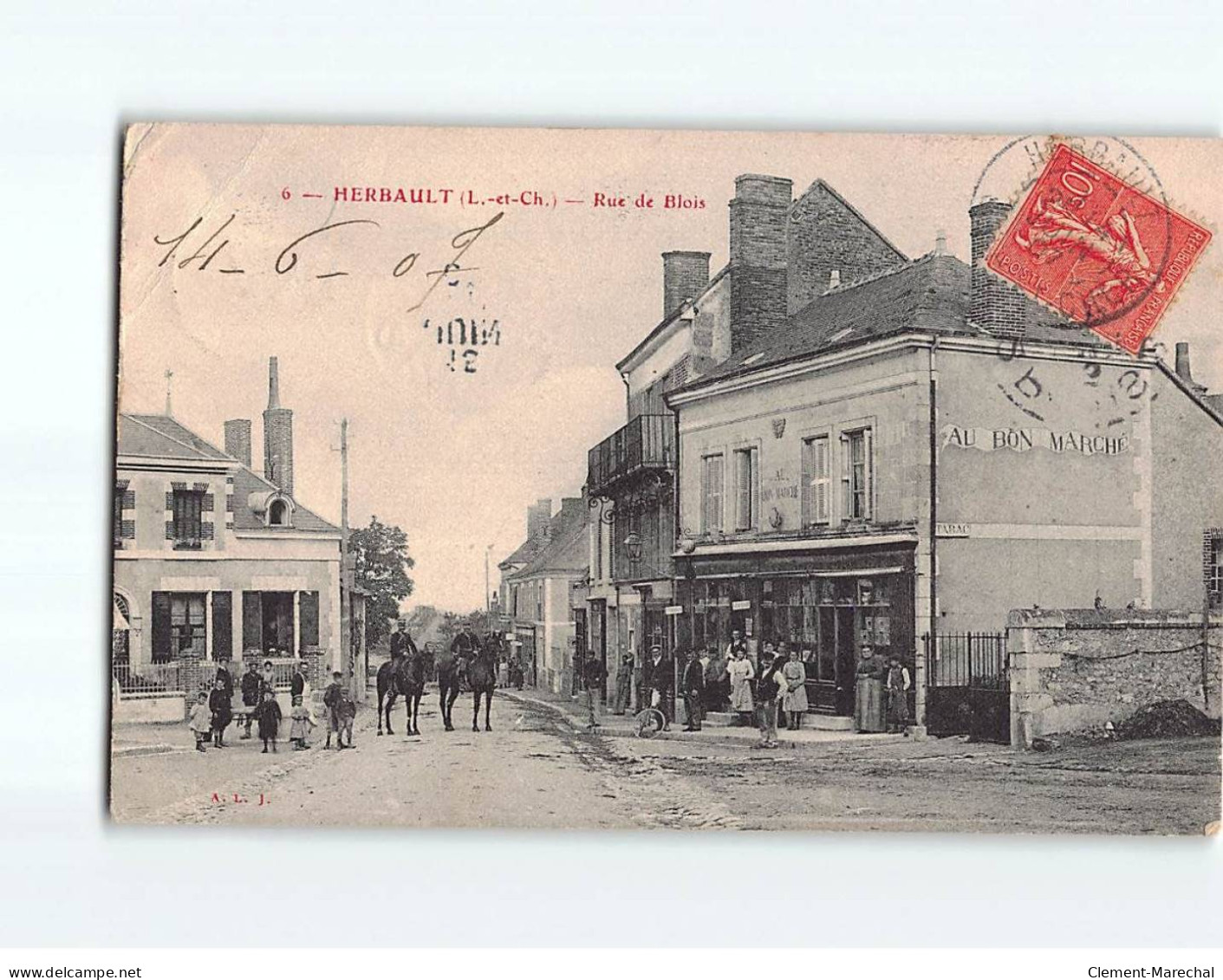 HERBAULT : Rue De Blois - état - Herbault