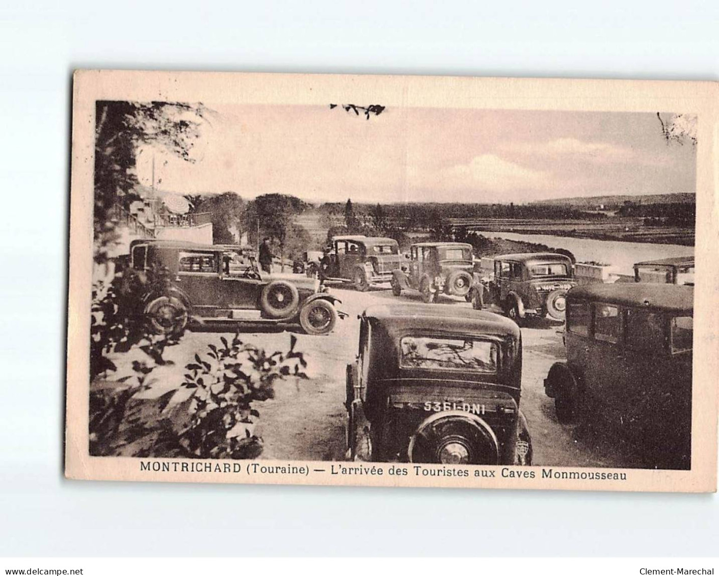 MONTRICHARD : Touraine, L'arrivée Des Touristes Aux Caves Monmousseau - état - Montrichard